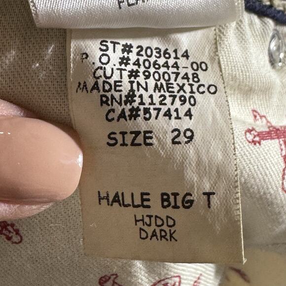 True Religion Halle Big T Dark Wash Denim Jeans Womens size 29 - Picture 11 of 12